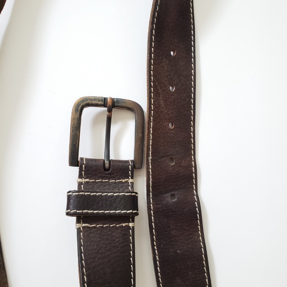 *SOLD HP🎉🎉 Timberland Leather Belt 34 - Picture 3 of 6